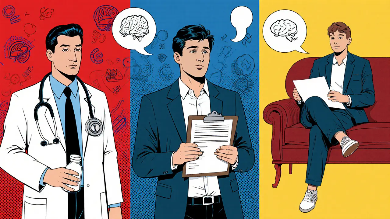 Psychiatr vs psycholog vs psychoterapeut: Jak vybrat správného pomocníka