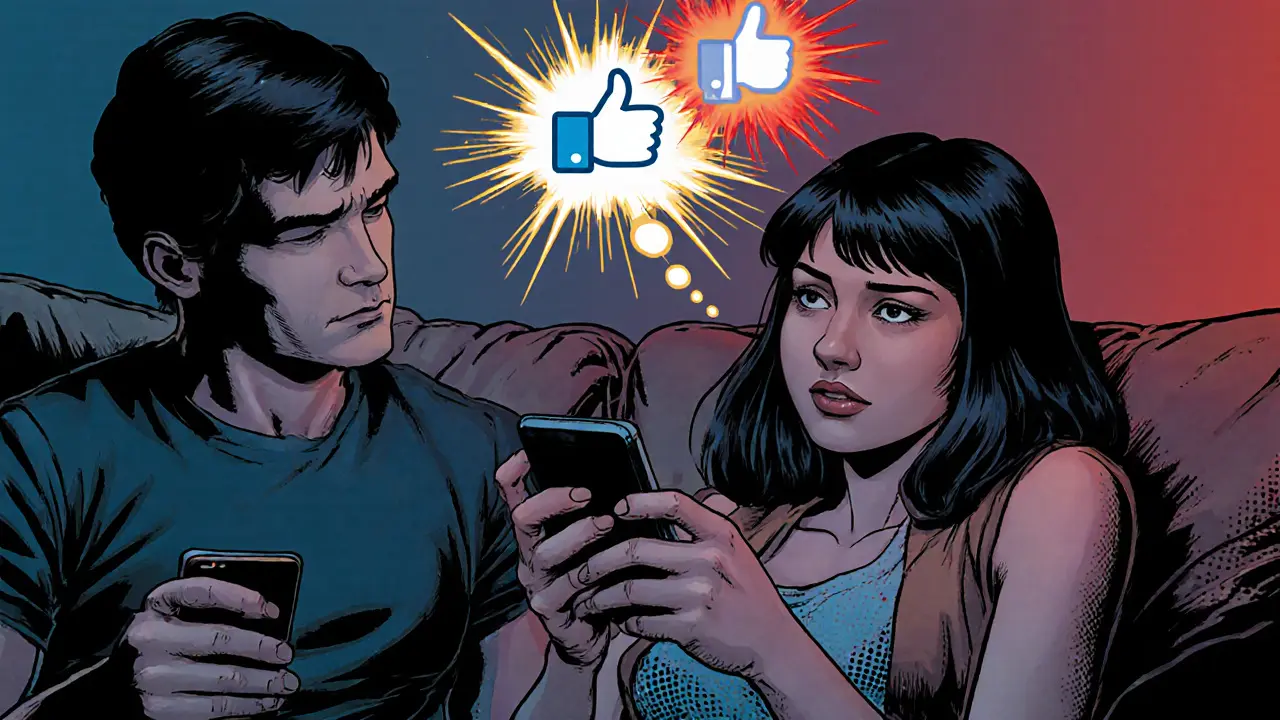 Jak zvládnout žárlivost na sociálních sítích - terapie a nastavení hranic