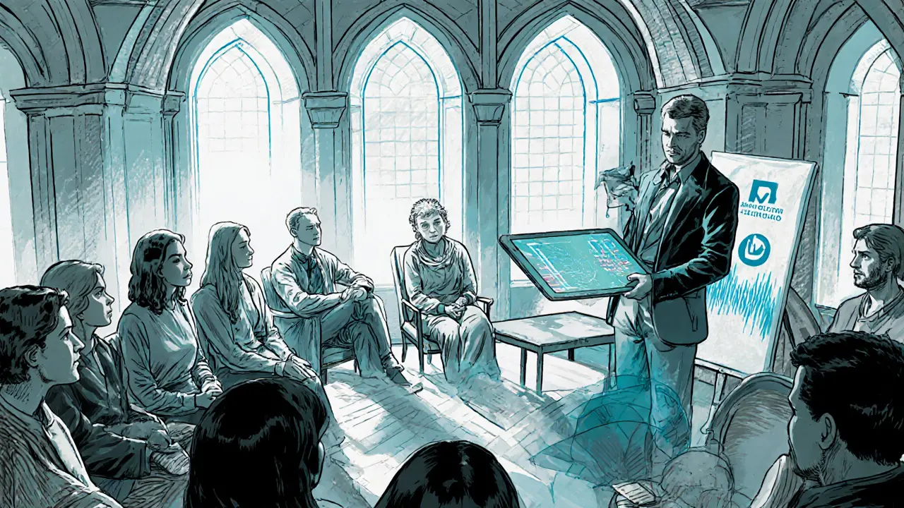 Česká workshopová scéna, kde terapie spojuje osobní kontakt a digitální nástroje.