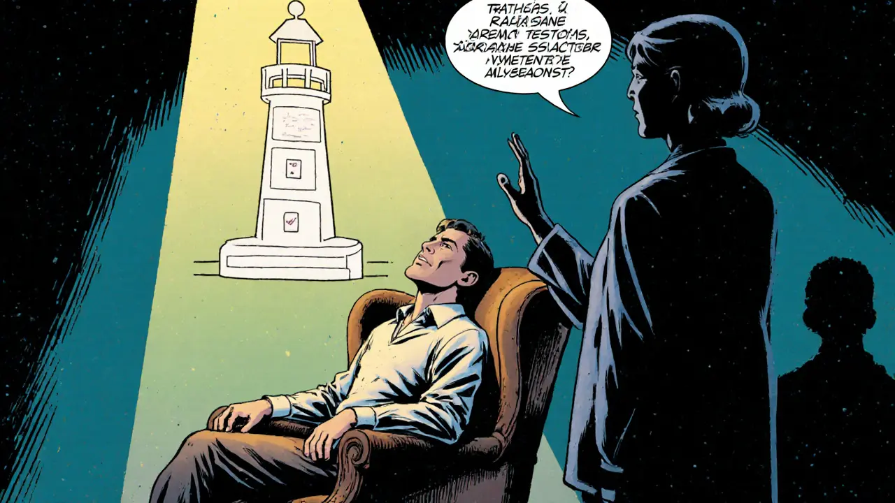 Klient uvolněně sedí, pocítí bezpečí díky stabilnímu rámci.