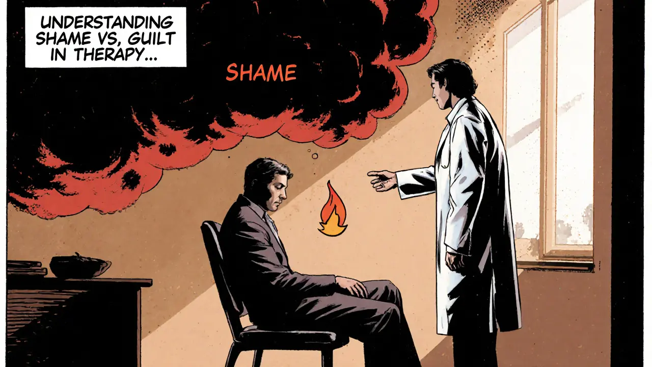 Práce se studem v léčbě závislosti - cesta k sebepřijetí