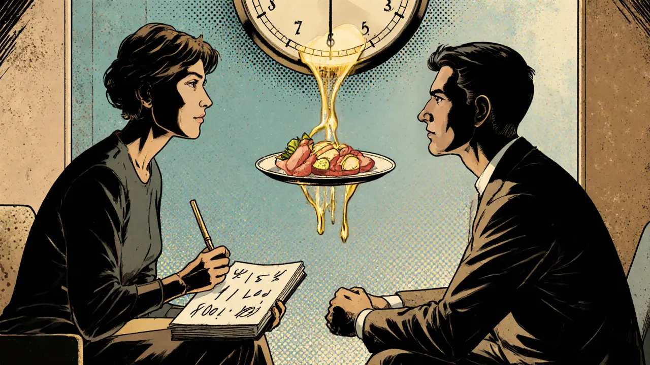 Terapeut a klientka spolu sledují spojení mezi srdcem a břichem přes interocepce.