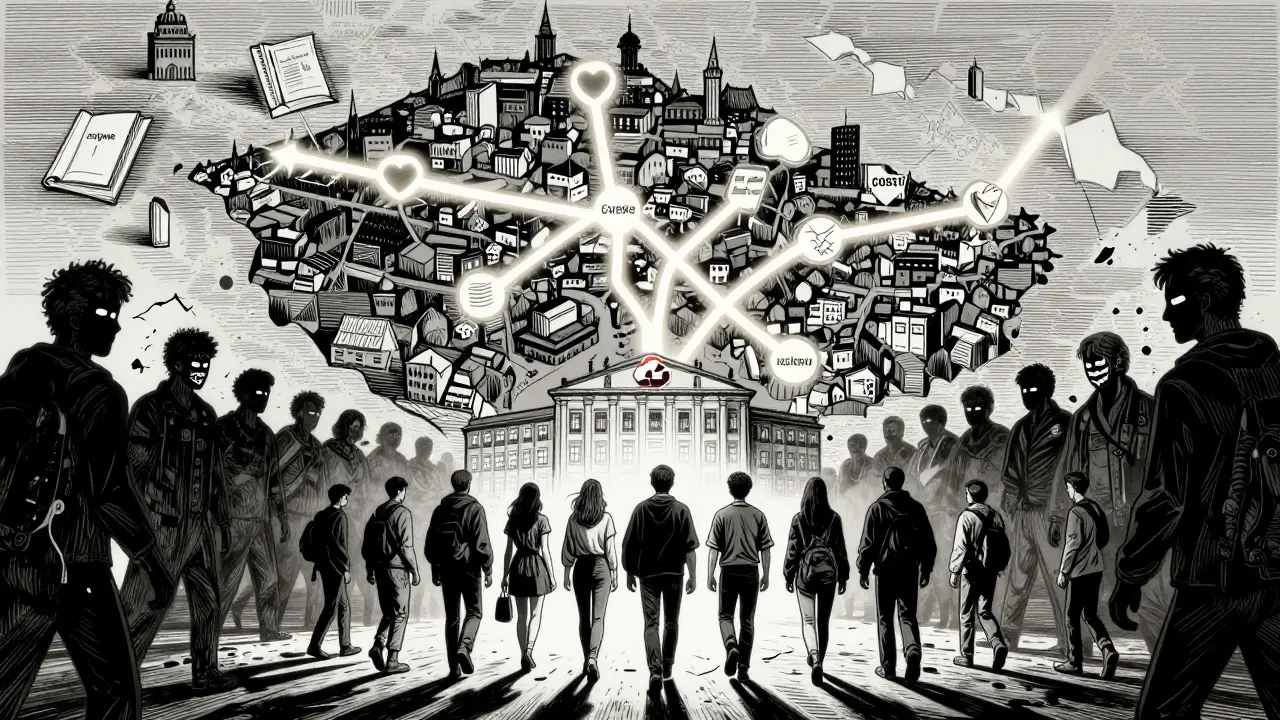 Lidé cestující po Česku k psychoterapii, zatímco stigma zaniká.