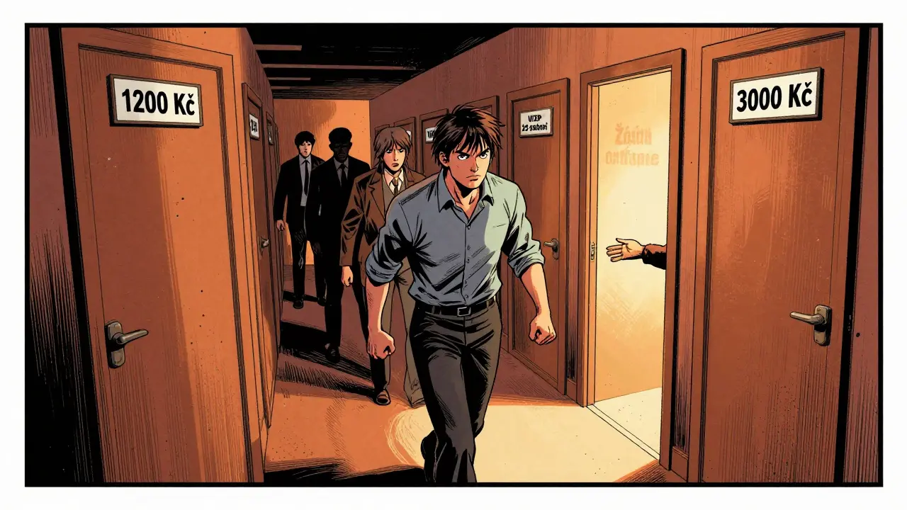 Pacient prochází bludištěm možností terapie, jedny dveře vedou k naději, ostatní k selhání.