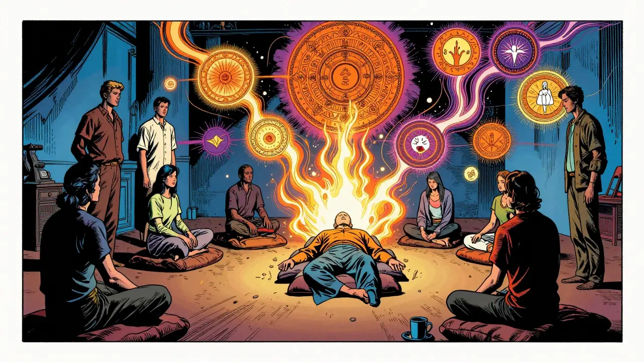 Terapeutická sezení s holotropním dýcháním v atmosférickém prostředí