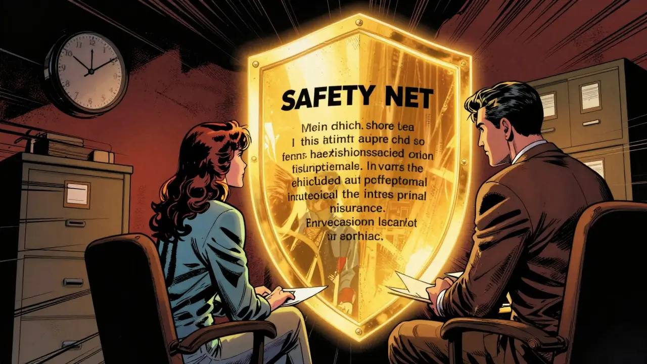 Symbolický ochranný štít kolem terapeuta a klienta představující etický kodex.