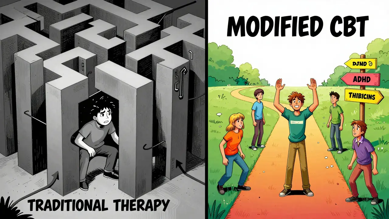 Porovnání rigidní terapie a flexibilní KBT pro mozky s ADHD