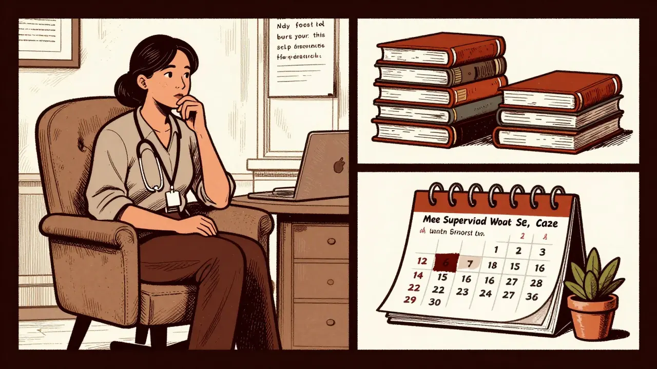 Ilustrace skrytých nákladů terapie: vzdělávání, supervize a administrativa